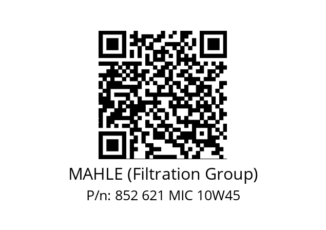   MAHLE (Filtration Group) 852 621 MIC 10W45