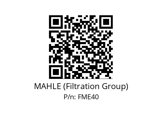   MAHLE (Filtration Group) FME40