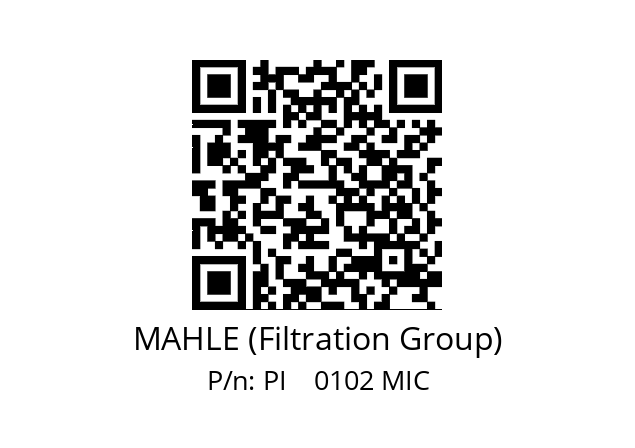   MAHLE (Filtration Group) PI    0102 MIC