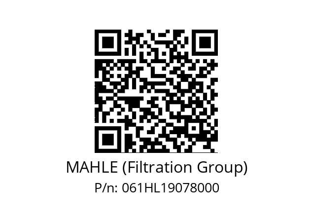   MAHLE (Filtration Group) 061HL19078000