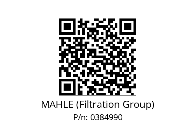   MAHLE (Filtration Group) 0384990