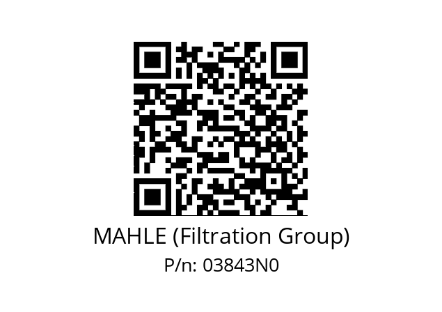   MAHLE (Filtration Group) 03843N0