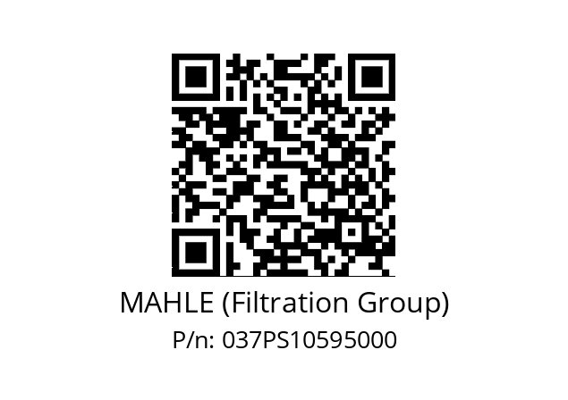   MAHLE (Filtration Group) 037PS10595000