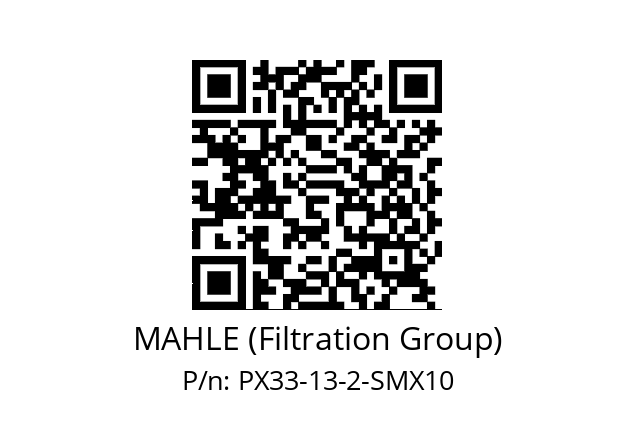   MAHLE (Filtration Group) PX33-13-2-SMX10