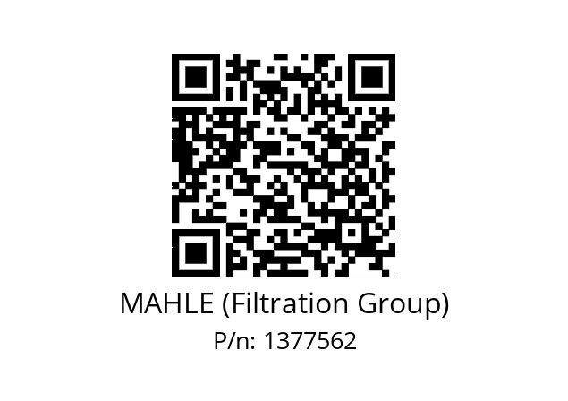   MAHLE (Filtration Group) 1377562