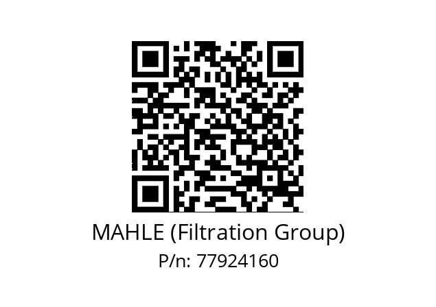   MAHLE (Filtration Group) 77924160