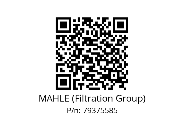   MAHLE (Filtration Group) 79375585