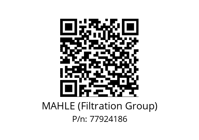   MAHLE (Filtration Group) 77924186