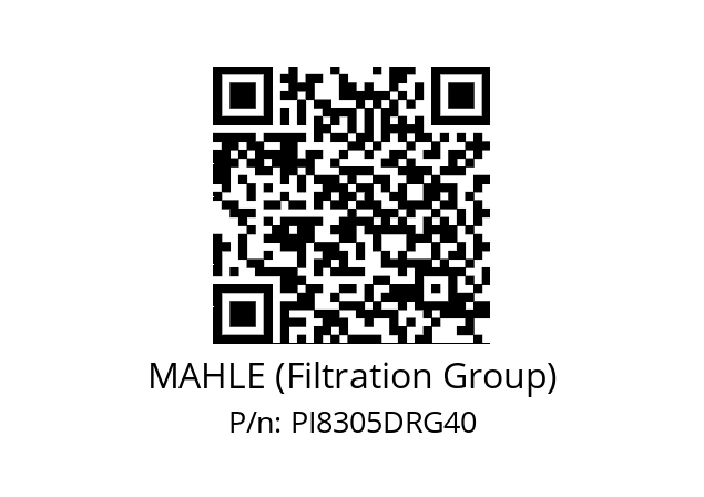   MAHLE (Filtration Group) PI8305DRG40