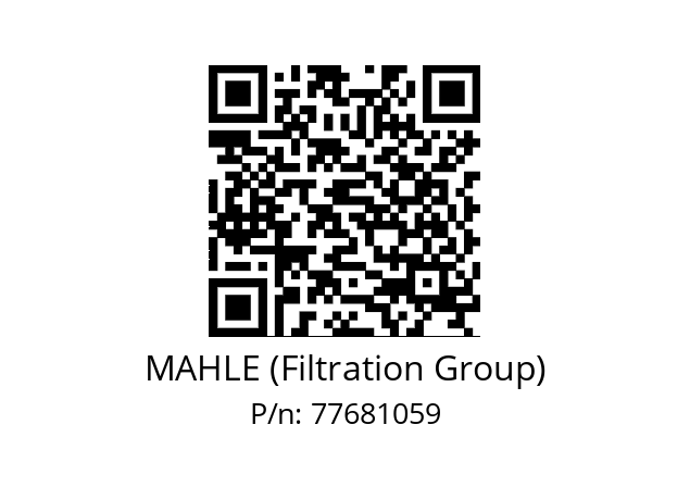   MAHLE (Filtration Group) 77681059