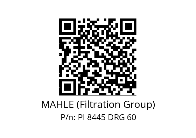   MAHLE (Filtration Group) PI 8445 DRG 60