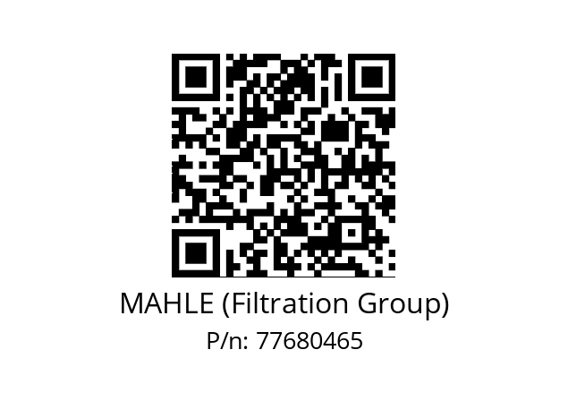   MAHLE (Filtration Group) 77680465