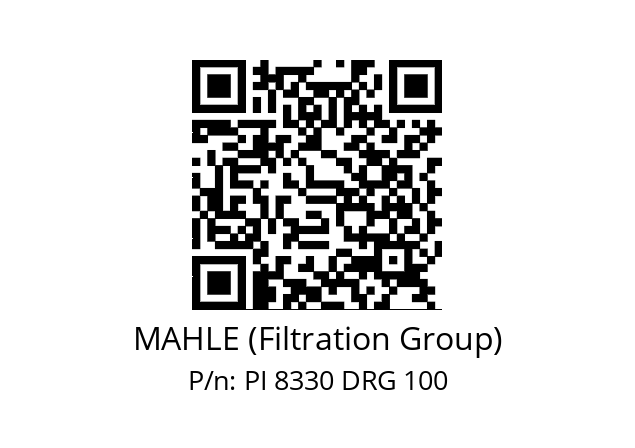   MAHLE (Filtration Group) PI 8330 DRG 100