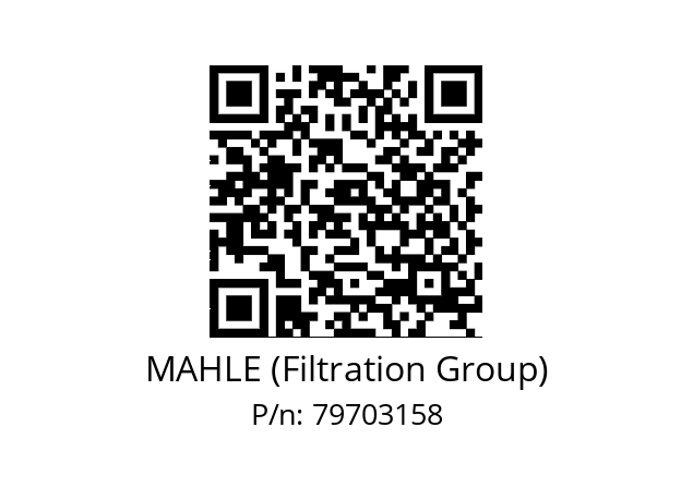   MAHLE (Filtration Group) 79703158