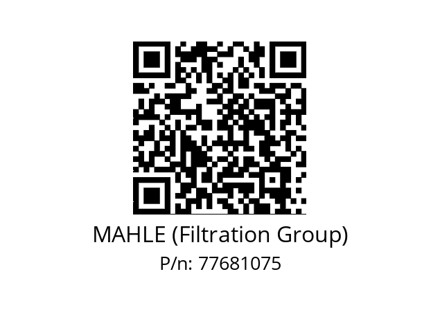   MAHLE (Filtration Group) 77681075