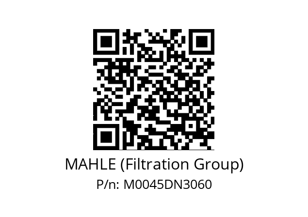   MAHLE (Filtration Group) M0045DN3060