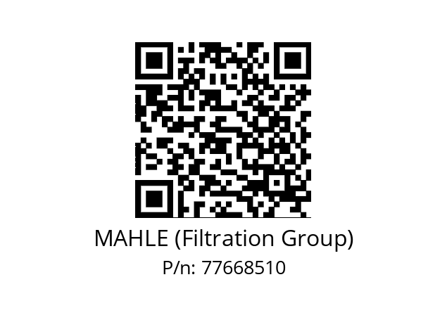   MAHLE (Filtration Group) 77668510