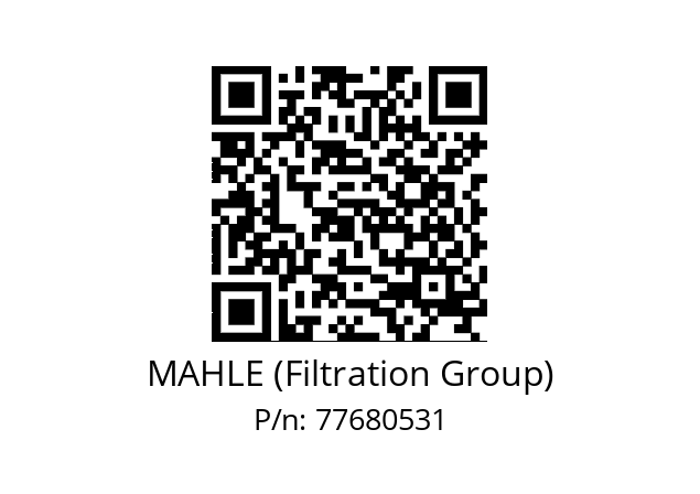   MAHLE (Filtration Group) 77680531