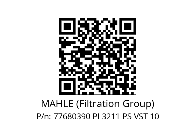   MAHLE (Filtration Group) 77680390 PI 3211 PS VST 10