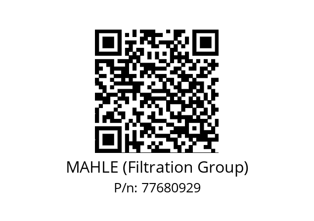   MAHLE (Filtration Group) 77680929