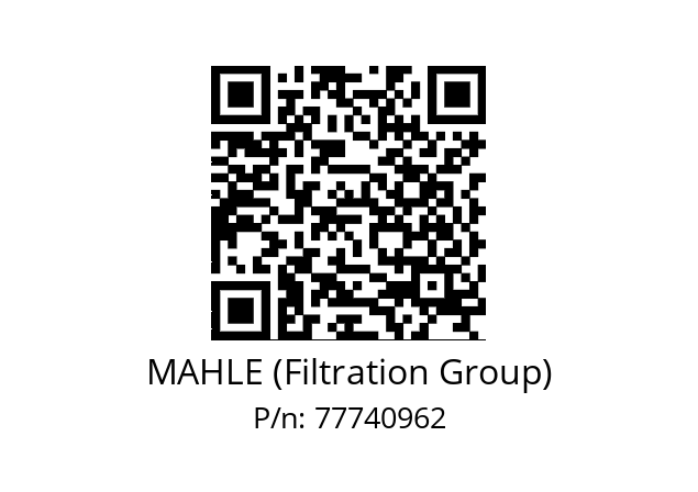   MAHLE (Filtration Group) 77740962