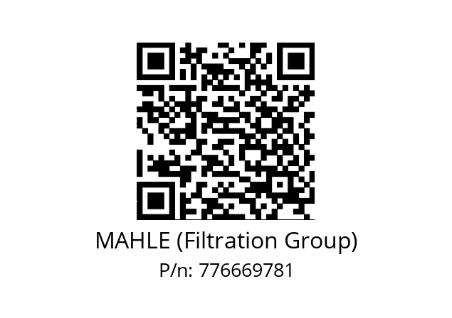   MAHLE (Filtration Group) 776669781