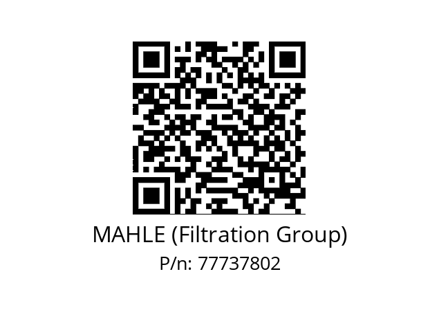   MAHLE (Filtration Group) 77737802