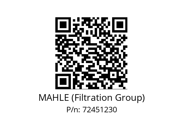   MAHLE (Filtration Group) 72451230