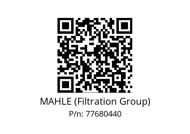   MAHLE (Filtration Group) 77680440