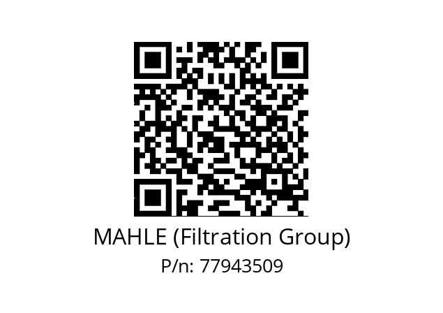   MAHLE (Filtration Group) 77943509