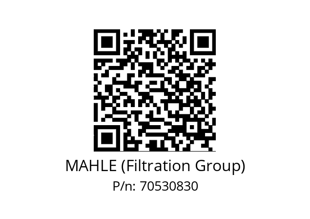   MAHLE (Filtration Group) 70530830