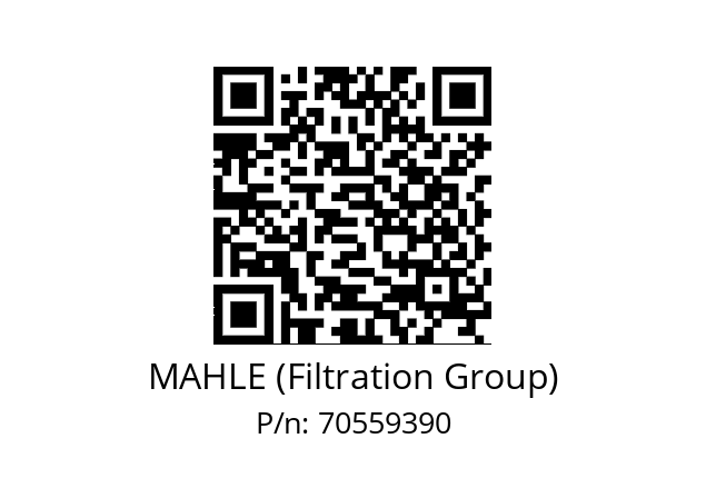   MAHLE (Filtration Group) 70559390