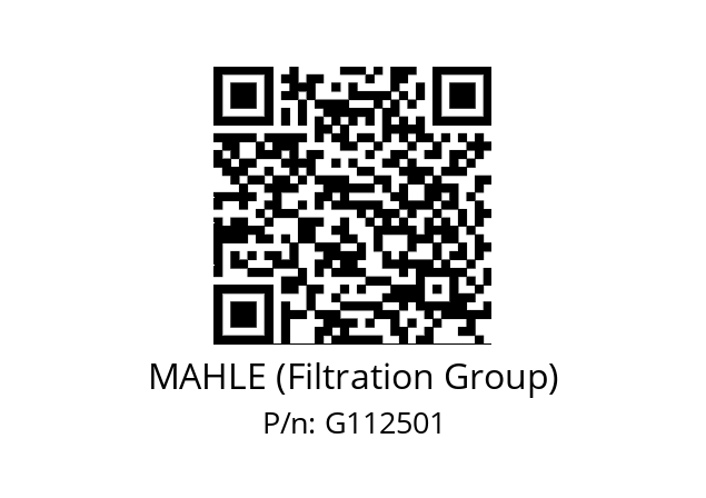   MAHLE (Filtration Group) G112501