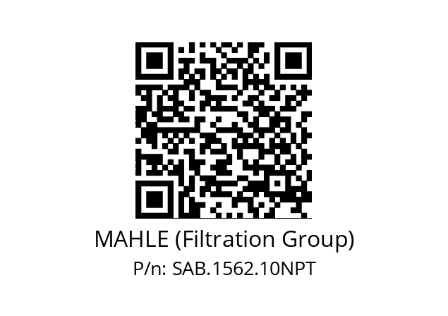   MAHLE (Filtration Group) SAB.1562.10NPT