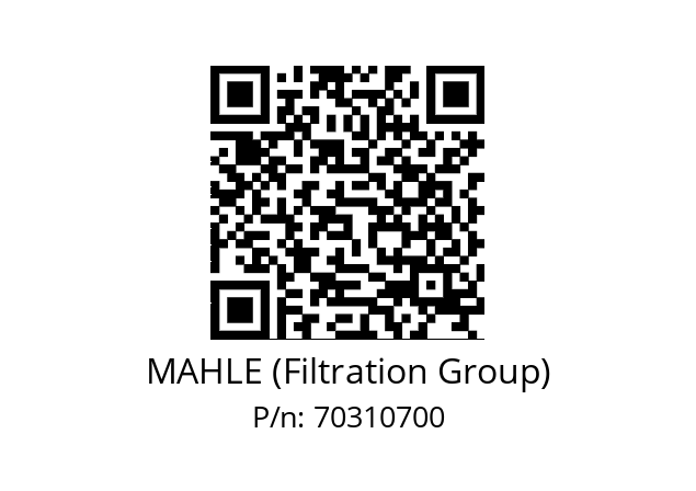   MAHLE (Filtration Group) 70310700