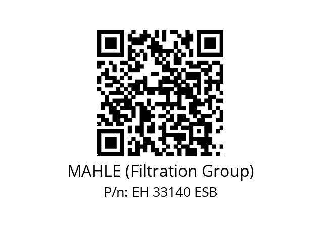   MAHLE (Filtration Group) EH 33140 ESB