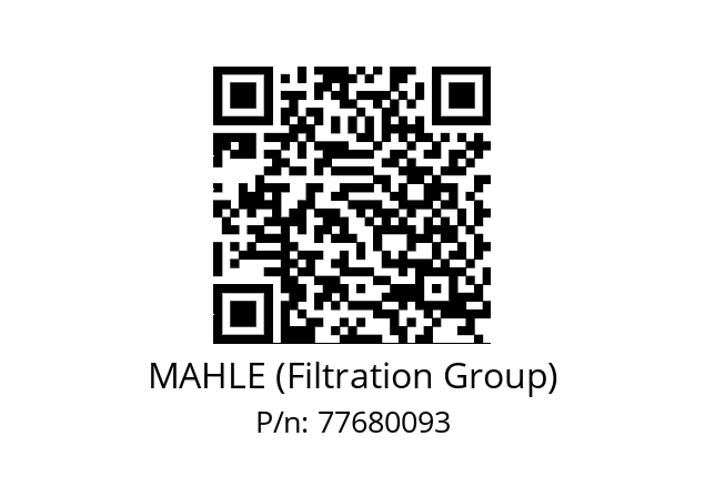   MAHLE (Filtration Group) 77680093