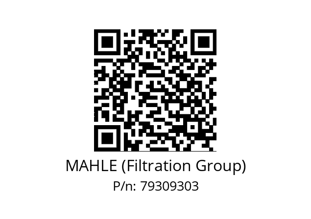   MAHLE (Filtration Group) 79309303