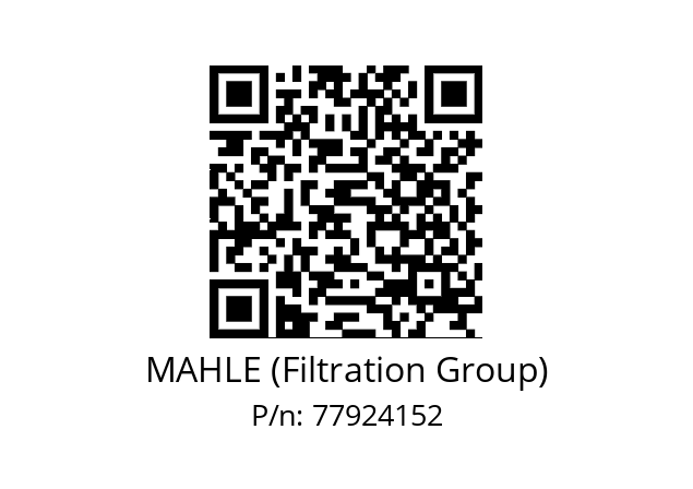   MAHLE (Filtration Group) 77924152