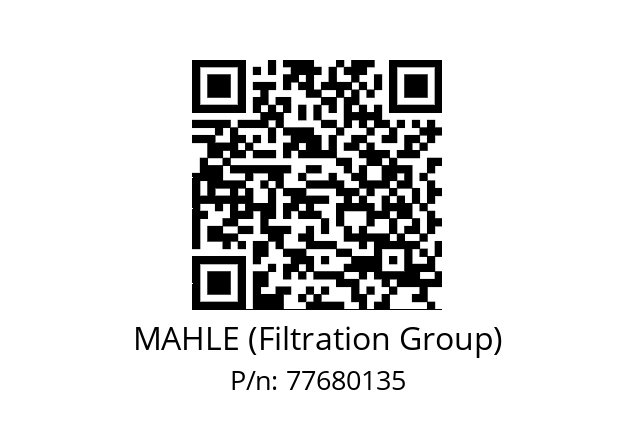   MAHLE (Filtration Group) 77680135