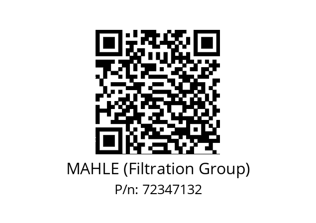   MAHLE (Filtration Group) 72347132