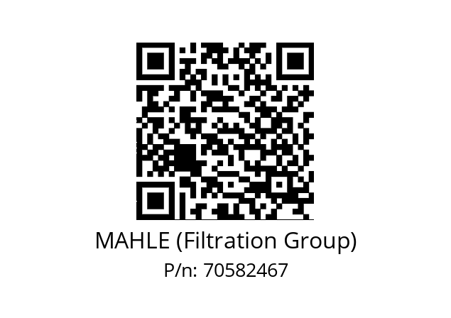   MAHLE (Filtration Group) 70582467