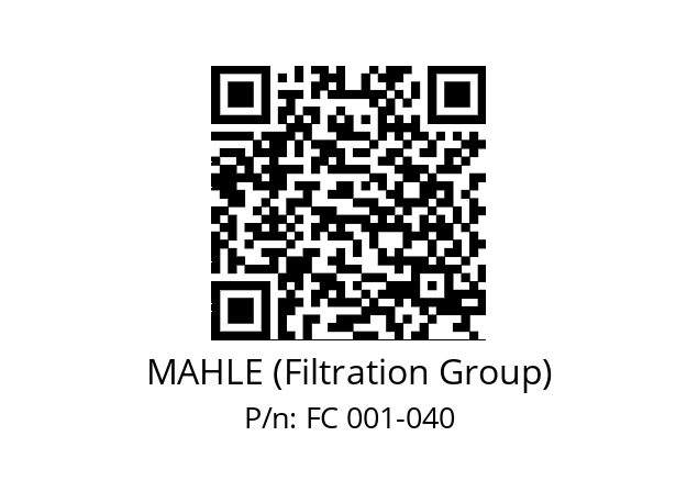   MAHLE (Filtration Group) FC 001-040