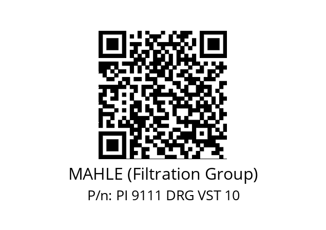   MAHLE (Filtration Group) PI 9111 DRG VST 10