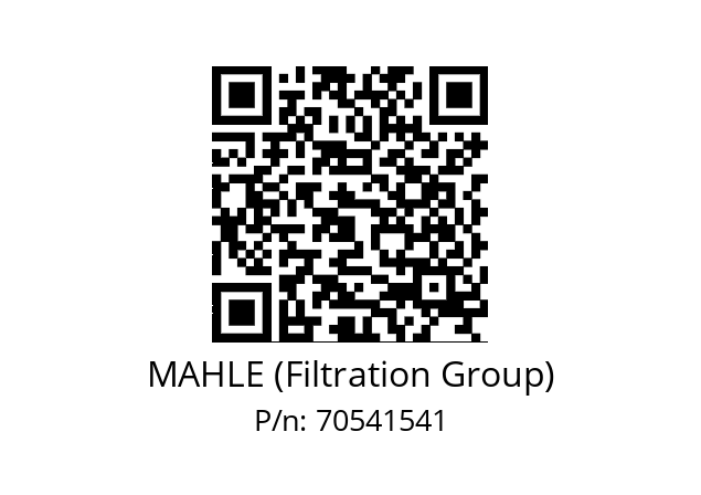   MAHLE (Filtration Group) 70541541