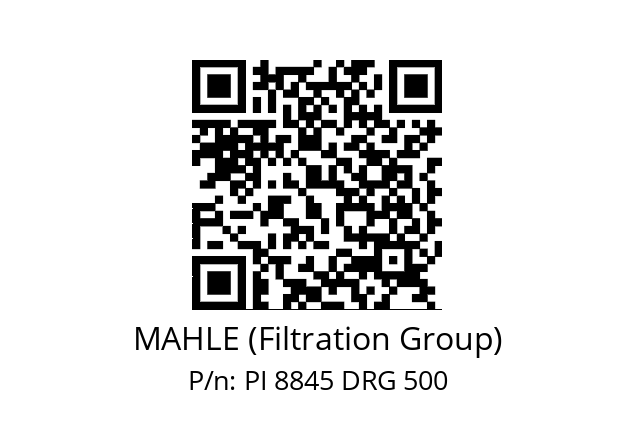   MAHLE (Filtration Group) PI 8845 DRG 500