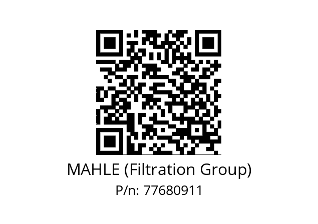   MAHLE (Filtration Group) 77680911