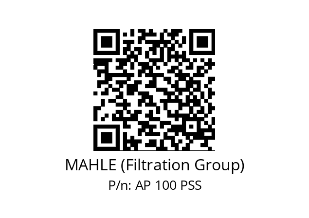   MAHLE (Filtration Group) AP 100 PSS