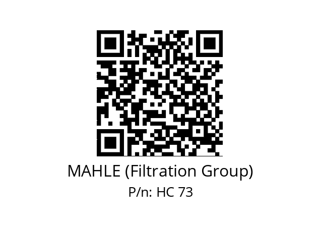   MAHLE (Filtration Group) HC 73