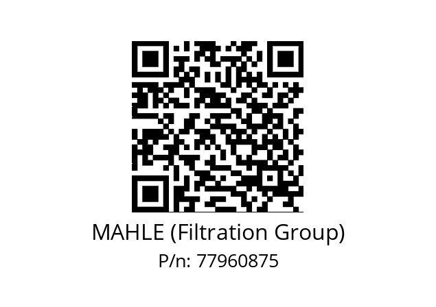   MAHLE (Filtration Group) 77960875